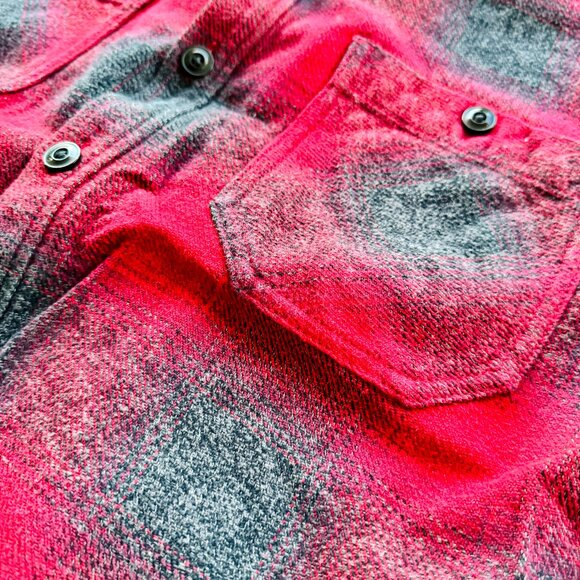LL Bean 2025 Mens Signature Northwoods Twill Flannel Shirt XL Red Camp - Picture 4 of 5
